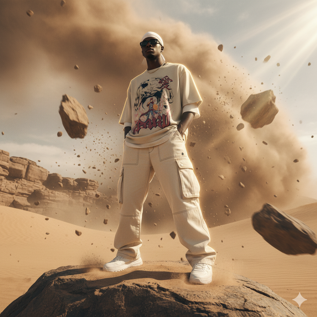 Gaara's Sandstorm - Oversized Tee
