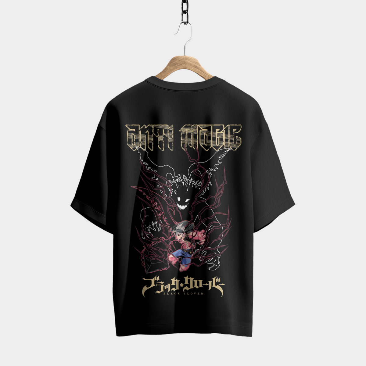 Anti Magic Oversized Tee BLK – OtakuClothingSA