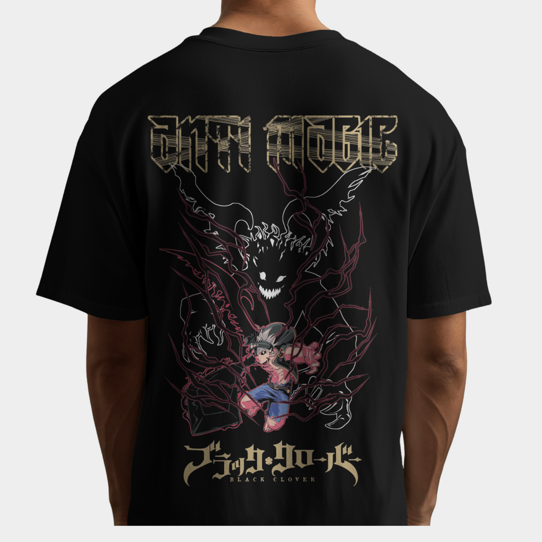 Anti Magic Oversized Tee BLK