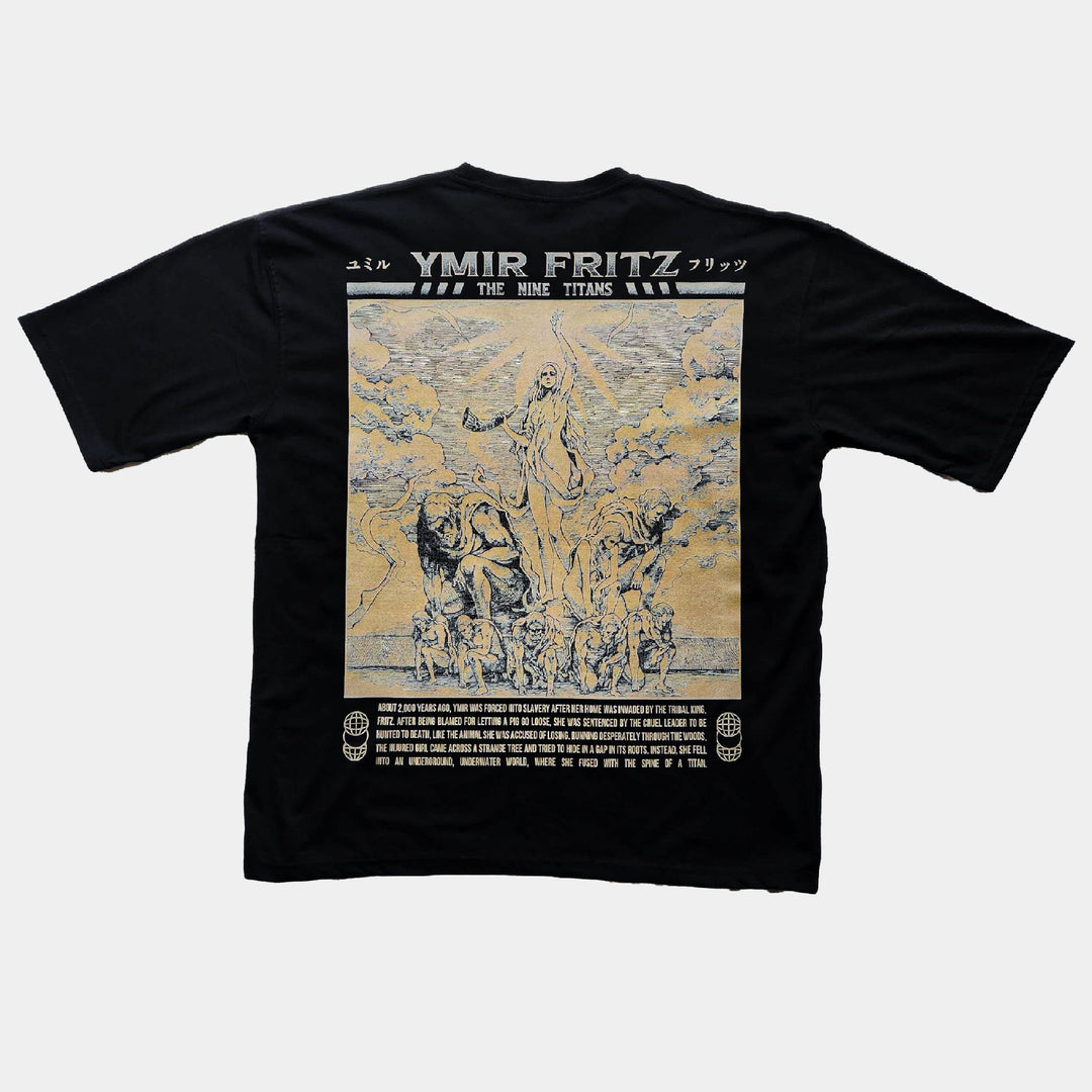 Steku - Attack On Titan T-Shirt: Ymir And Nine Titans