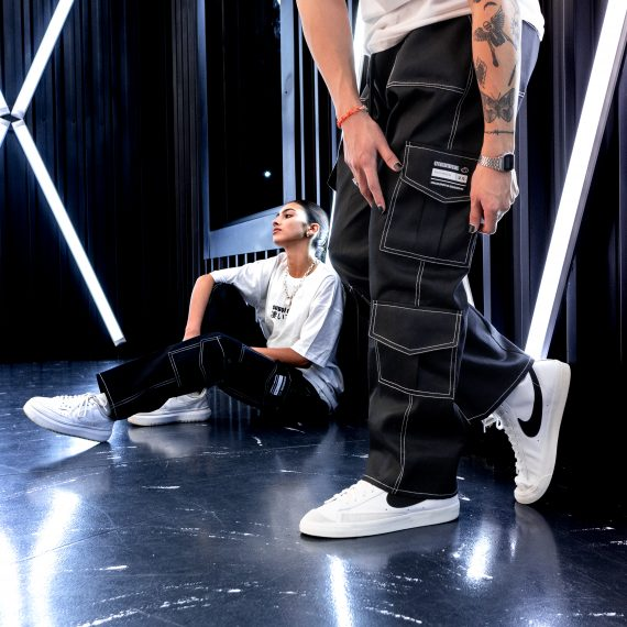 We Did It Better Black Cargo Pants