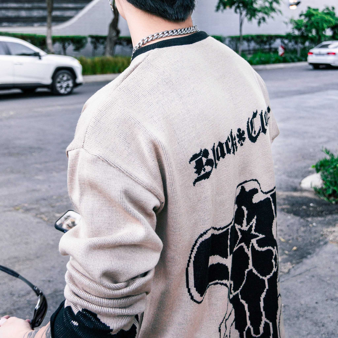 Demon Mode, Black Clover - Knitted Sweater