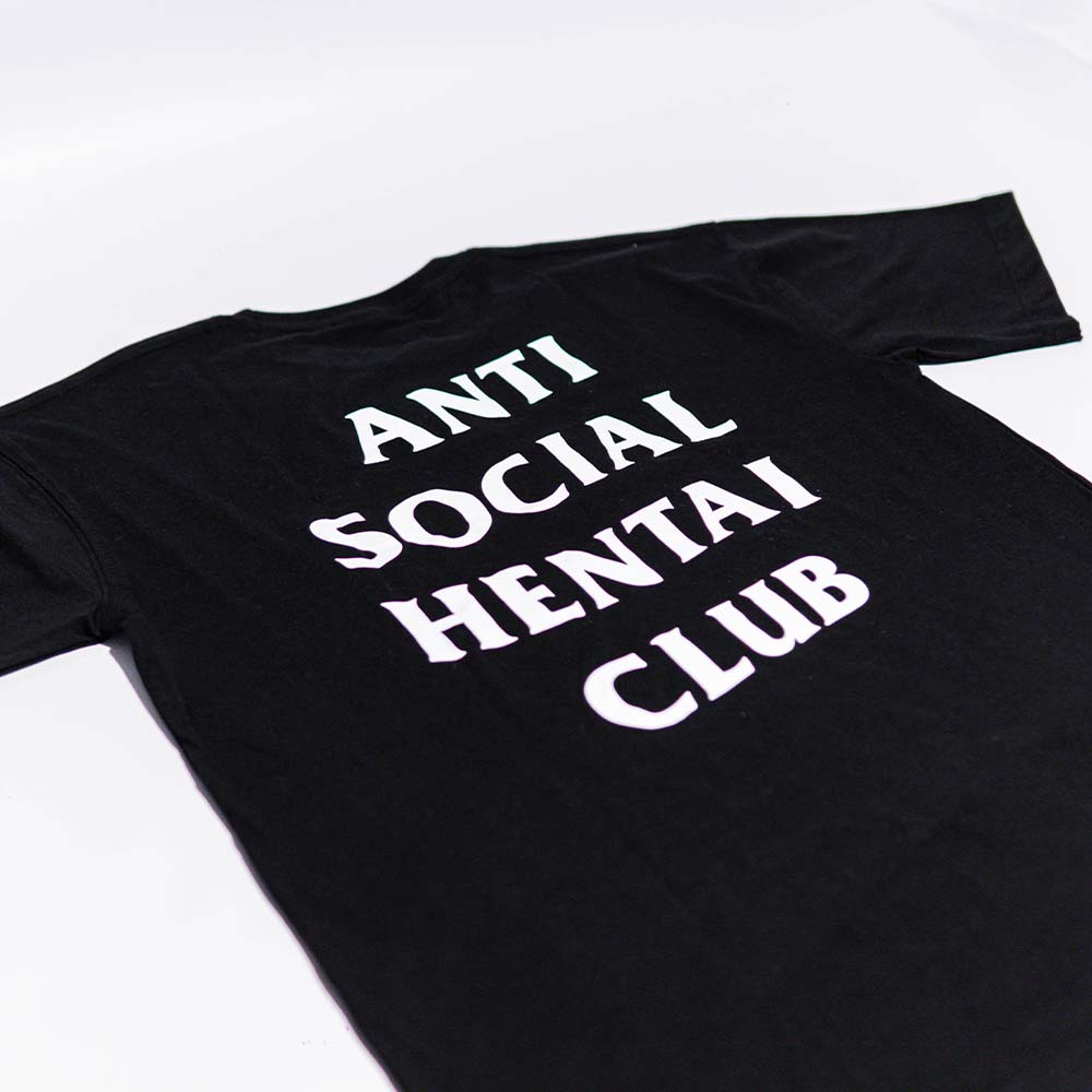 (Clean Version) Anti Social Hentai Club BLK Tee