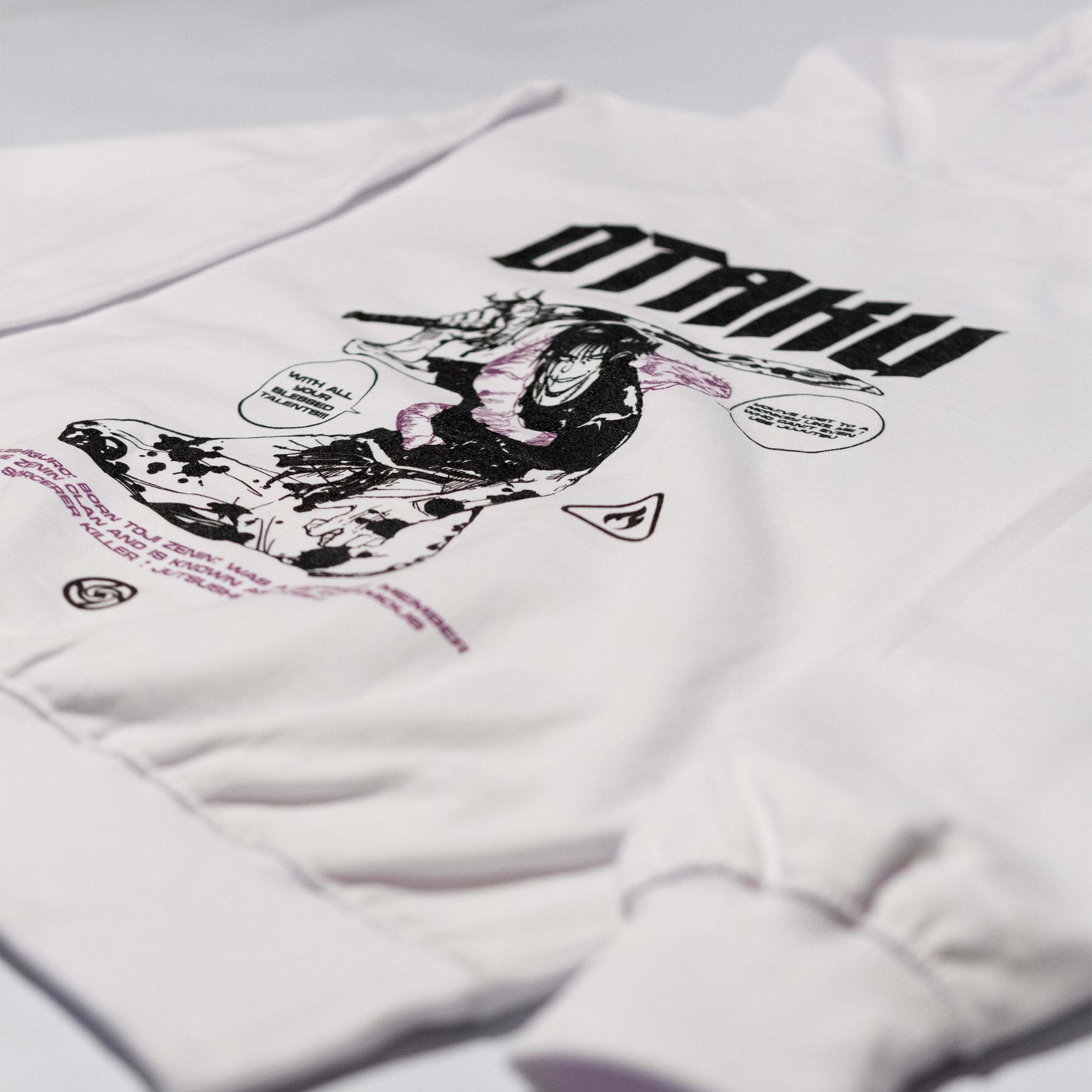 Heavenly Restrictions - JJK Toji Fushiguro WHT Hoodie