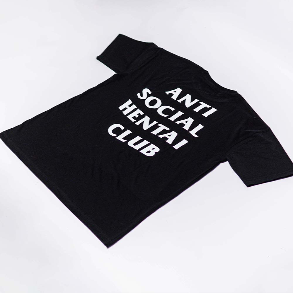 (Clean Version) Anti Social Hentai Club BLK Tee