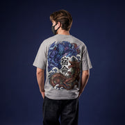 CLASH OF THE TITANS - Oversized Grey Tee