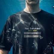 RAGS TO DIAMONDS - Minecraft Oversized BLK Tee