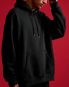 Black 450 gsm Heavy weight hoodie