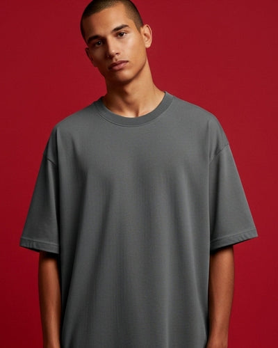 Charcoal Grey 300gsm Heavyweight Tee