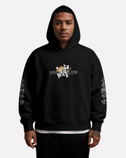 Set your heart ablaze - BLK Demon Slayer hoodie