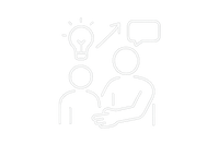 Mentorship & Guidance white icon